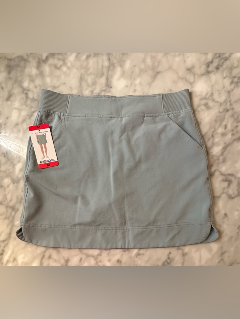 32 Cool Silver-Blue Athletic Skort - M